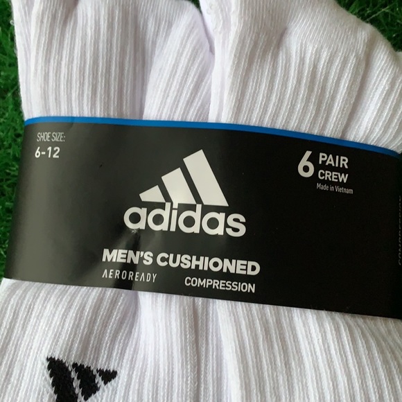 6 pairs socks set Adidas Cushioned Crew - Picture 5 of 15